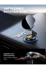 Joyroom Zs408 15w Metal MagSafe Kablosuz Şarj Araç Şarj Ve Araç Telefon Tutucu