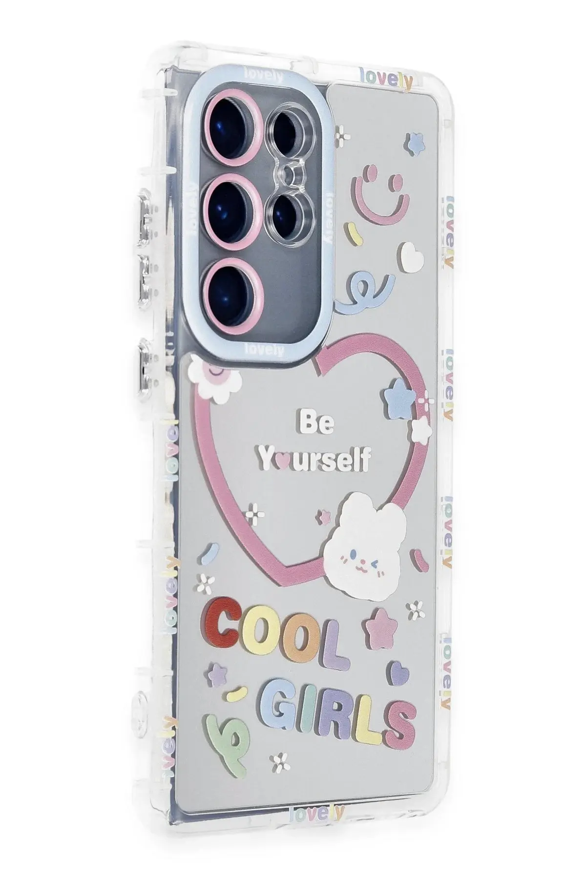 Newface Samsung Galaxy S24 Ultra Kılıf Reflexion Desenli Kapak - Desen 1