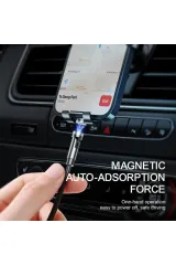 Joyroom Çoklu Manyetik Şarj Kablosu Lightning + Type-C + Micro 1.2 Metre