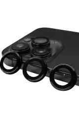 Newface iPhone 14 Pro Max Raze Metal Kamera Lens - Siyah