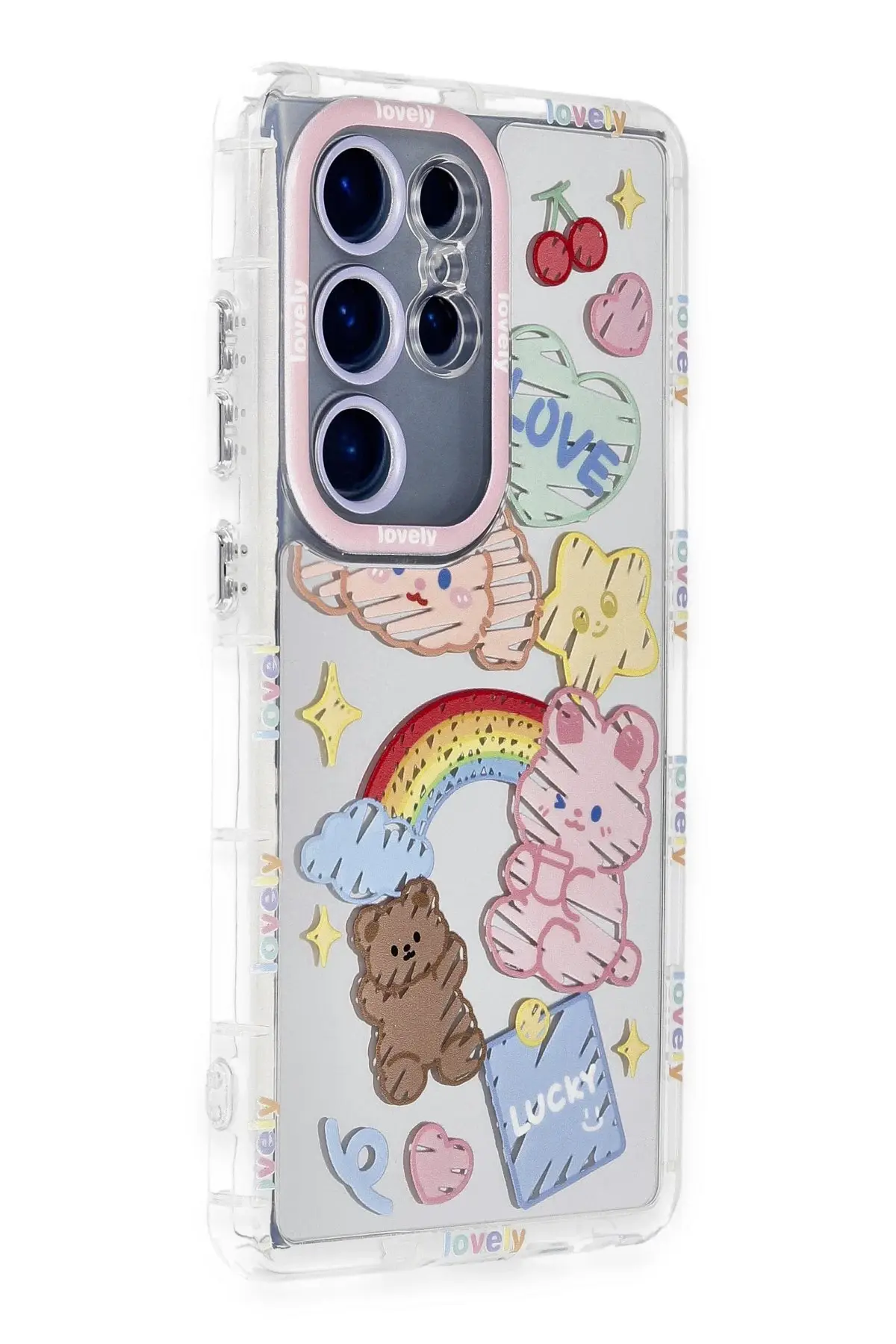 Newface Samsung Galaxy S24 Ultra Kılıf Reflexion Desenli Kapak - Desen 4