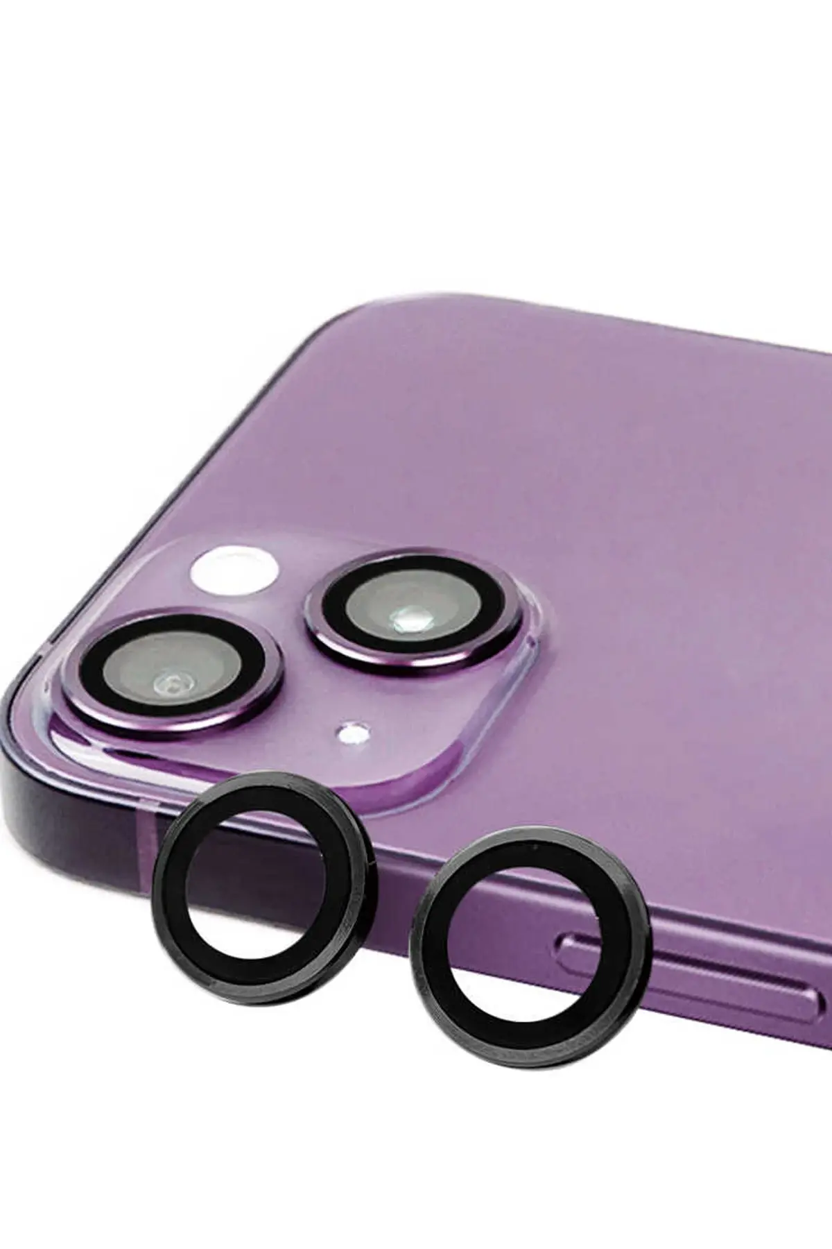 Newface iPhone 15 Raze Metal Kamera Lens - Siyah