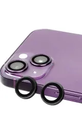 Newface iPhone 15 Raze Metal Kamera Lens - Siyah