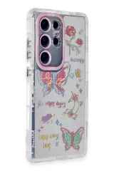 Newface Samsung Galaxy S23 Ultra Kılıf Reflexion Desenli Kapak - Desen 8