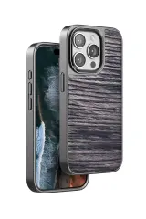 Venco iPhone 14 Pro Wave Kapak - Kahverengi