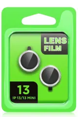 Newface iPhone 13 Mini Raze Metal Kamera Lens - Yeşil