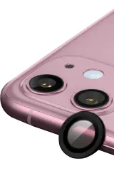 Newface iPhone 11 Raze Metal Kamera Lens - Siyah