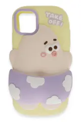 Newface iPhone 12 Kılıf Poky Karakter Silikon Kapak - Desen 5