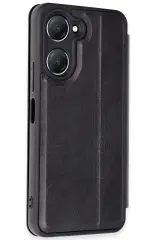 Newface Vivo Y18 Kılıf Flip Cover - Siyah