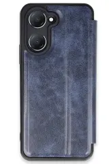 Newface Vivo Y18 Kılıf Flip Cover - Lacivert