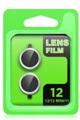 Newface iPhone 11 Raze Metal Kamera Lens - Yeşil