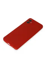 Newface Samsung Galaxy A05 Kılıf First Silikon - Kırmızı