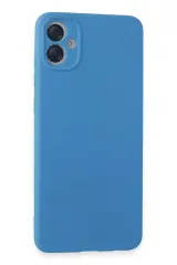 Newface Samsung Galaxy A05 Kılıf First Silikon - Mavi