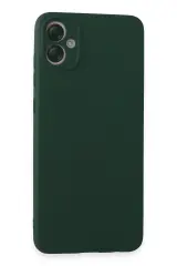 Newface Samsung Galaxy A05 Kılıf First Silikon - Koyu Yeşil