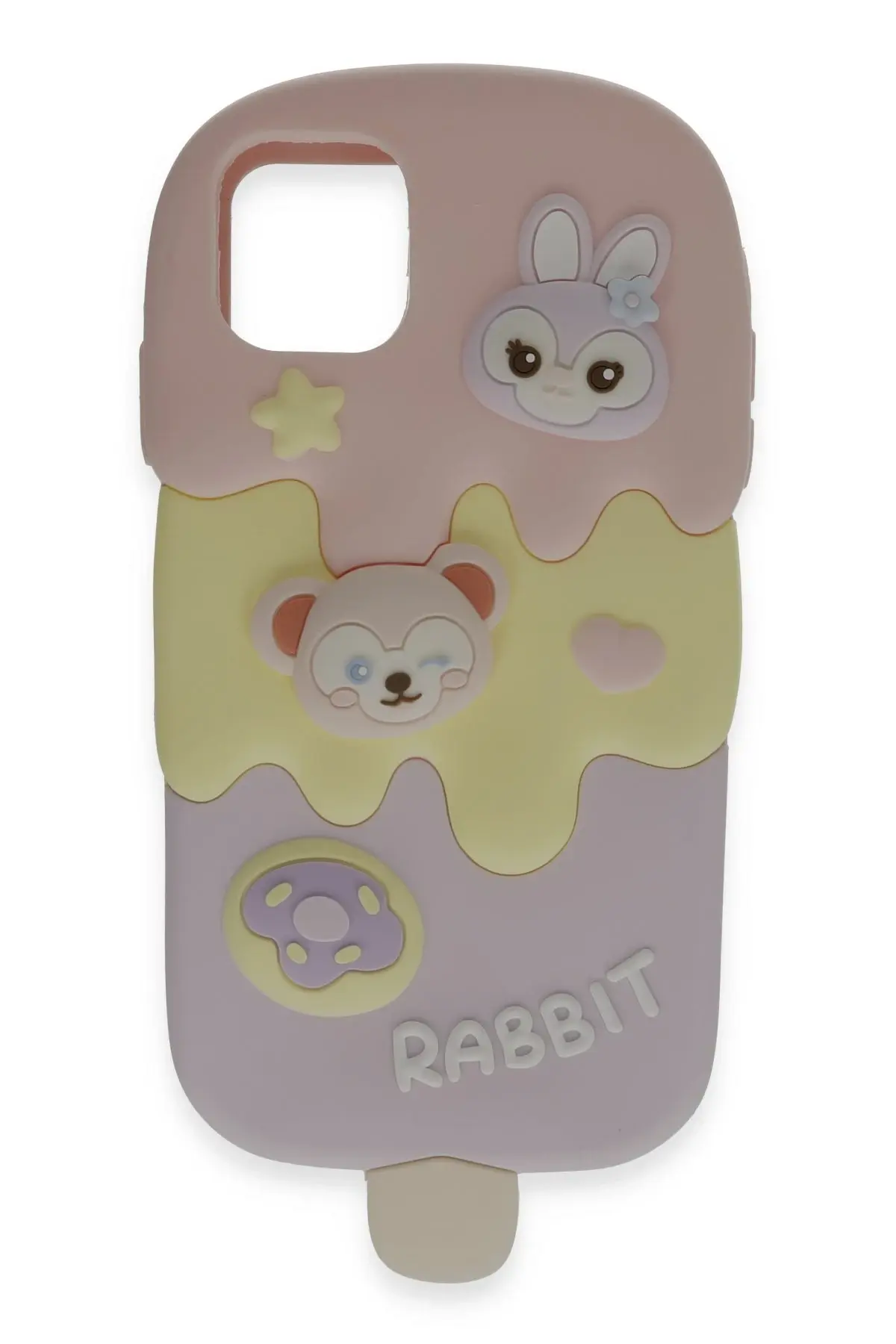 Newface iPhone 15 Kılıf Poky Karakter Silikon Kapak - Desen 11