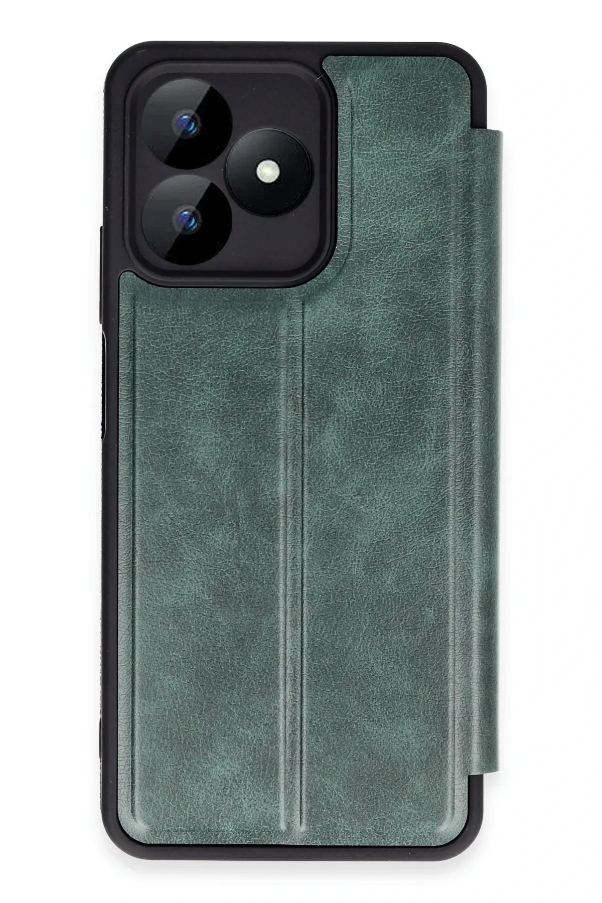 Newface Realme Note 50 4G Kılıf Flip Cover - Koyu Yeşil