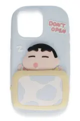 Newface iPhone 15 Pro Kılıf Poky Karakter Silikon Kapak - Desen 3