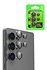 Newface Samsung Galaxy S25 Ultra Raze Metal Kamera Lens - Siyah