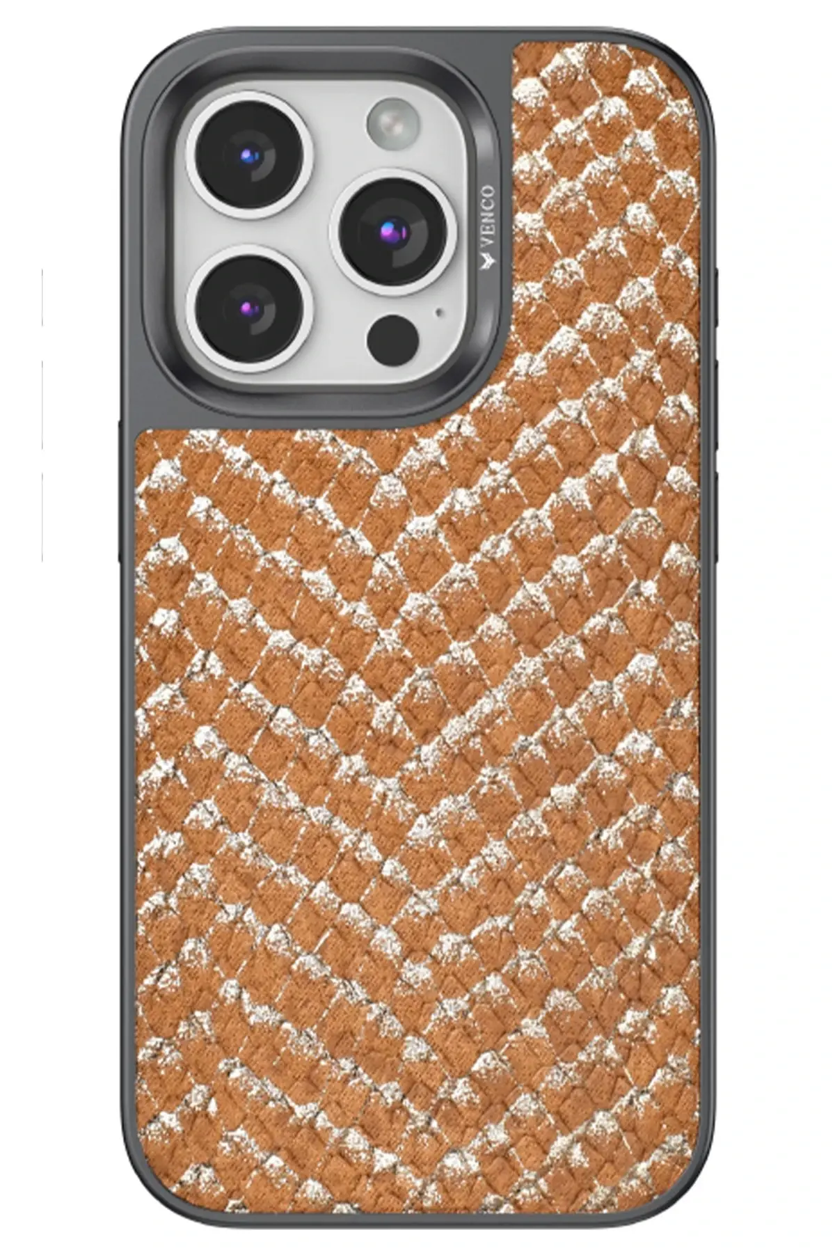Venco iPhone 14 Pro Max Viper Kapak - Kahverengi