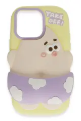 Newface iPhone 15 Pro Kılıf Poky Karakter Silikon Kapak - Desen 5