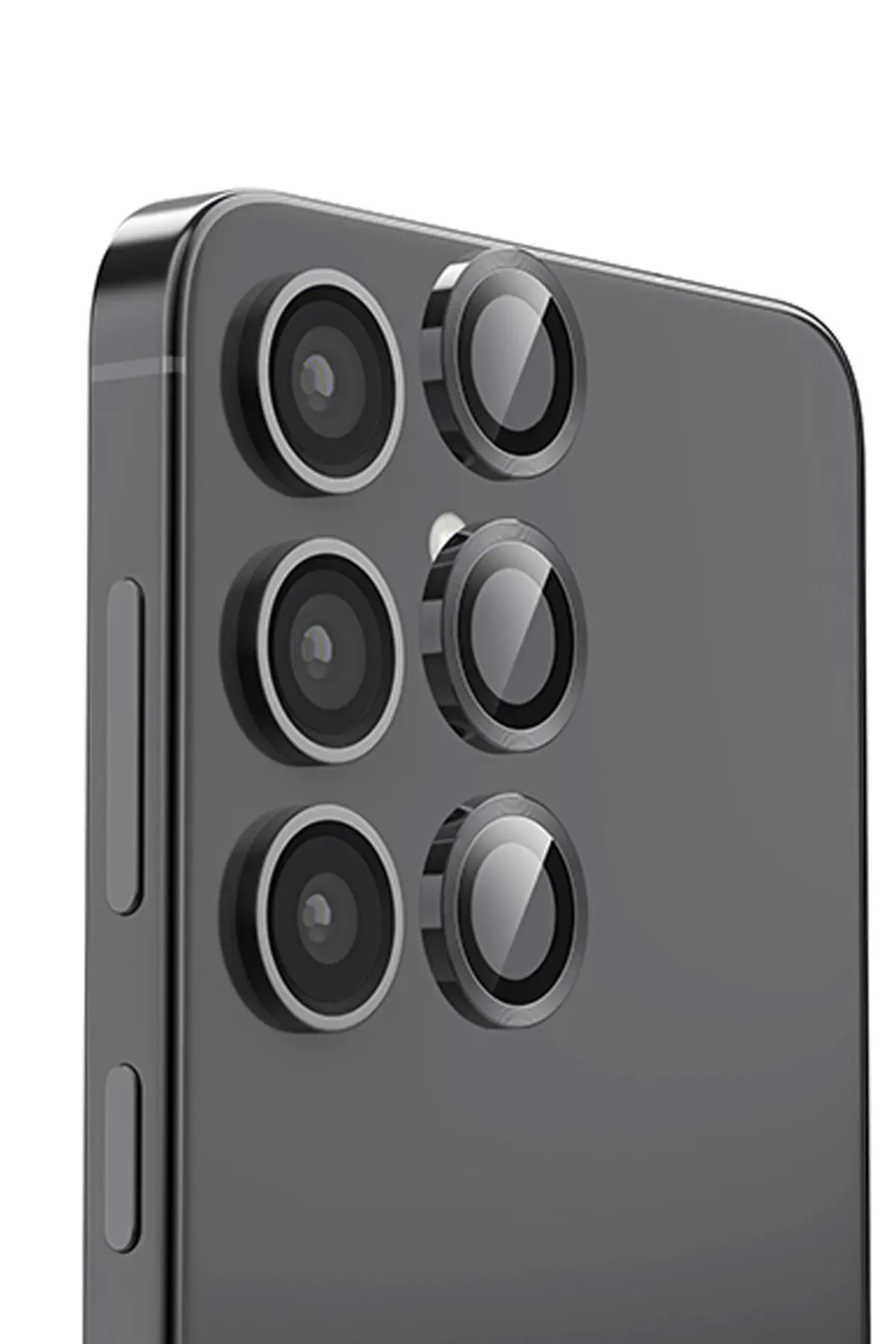 Newface Samsung Galaxy S25 Plus Raze Metal Kamera Lens - Siyah