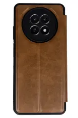 Newface Realme 12 5G Kılıf Flip Cover - Taba