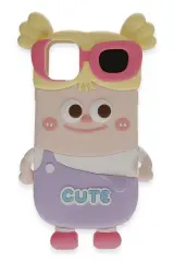 Newface iPhone 15 Pro Kılıf Poky Karakter Silikon Kapak - Desen 8