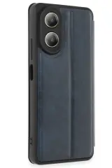 Newface Oppo A38 Kılıf Flip Cover - Lacivert
