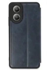 Newface Oppo A38 Kılıf Flip Cover - Lacivert