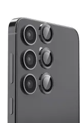 Newface Samsung Galaxy S24 FE Raze Metal Kamera Lens - Siyah