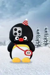 Newface iPhone 15 Pro Kılıf Poky Karakter Silikon Kapak - Desen 12