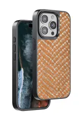 Venco iPhone 15 Pro Max Viper Kapak - Kahverengi