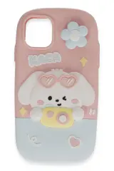 Newface iPhone 15 Pro Kılıf Poky Karakter Silikon Kapak - Desen 13