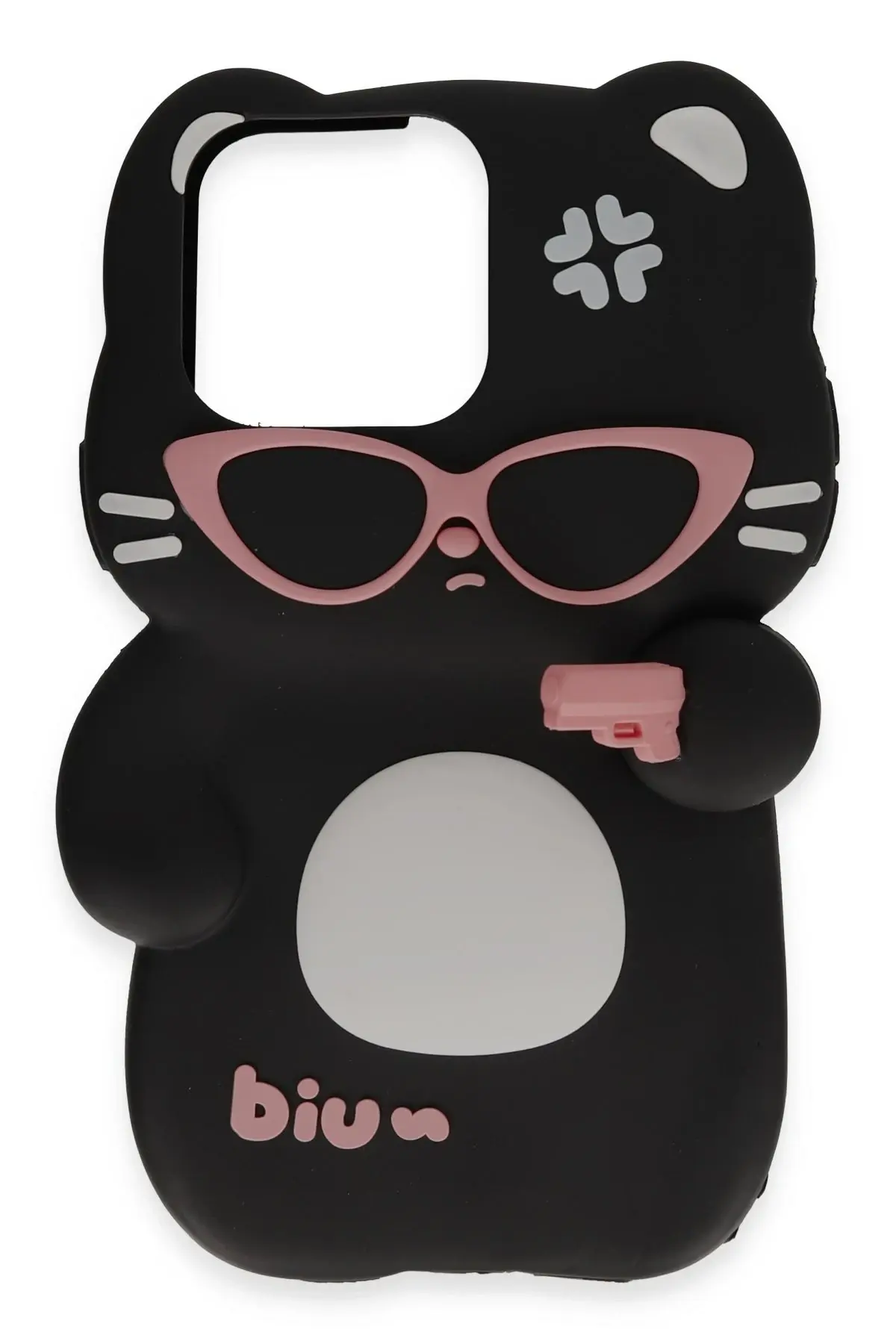 Newface iPhone 15 Pro Max Kılıf Poky Karakter Silikon Kapak - Desen 1