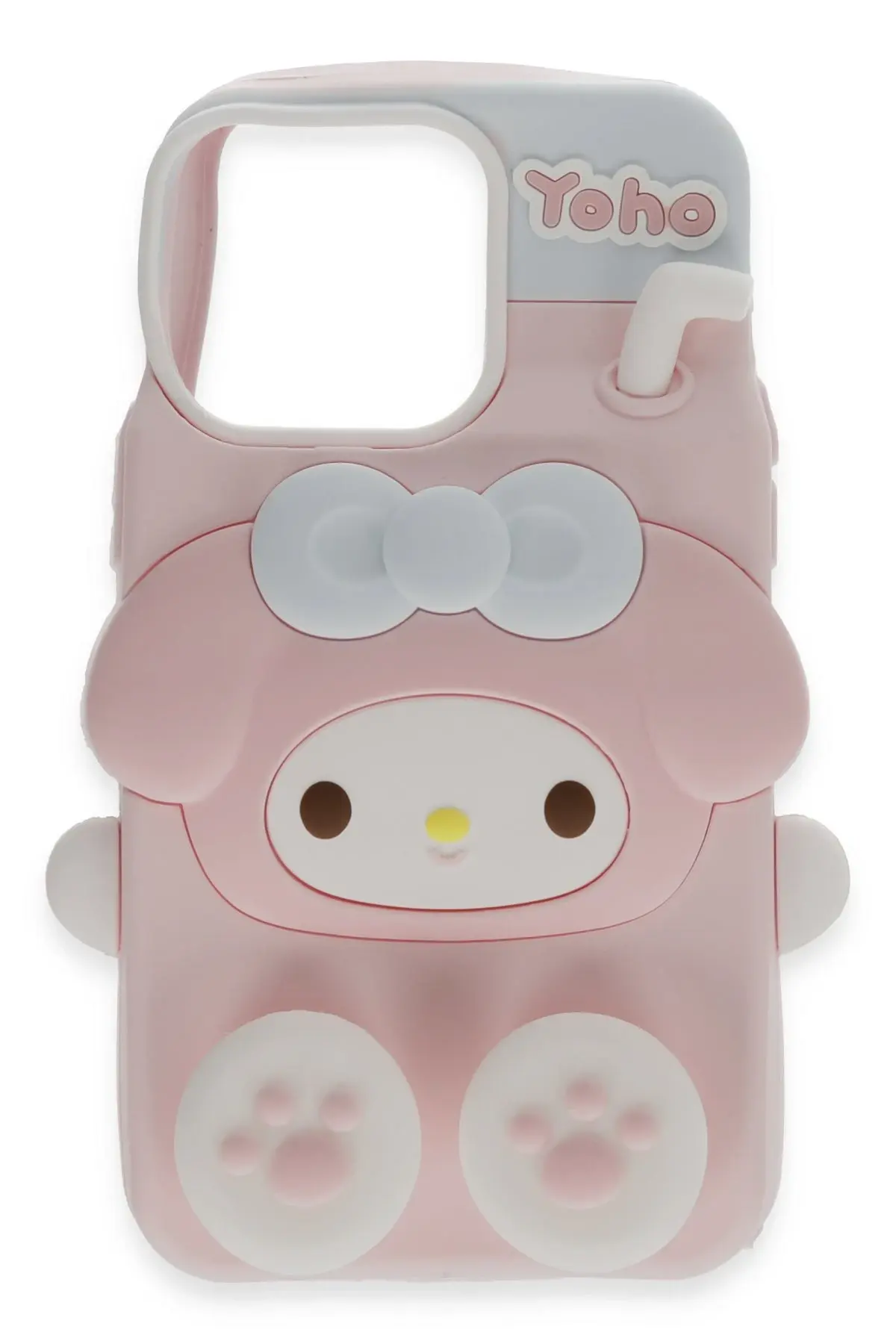 Newface iPhone 15 Pro Max Kılıf Poky Karakter Silikon Kapak - Desen 2