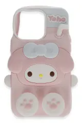 Newface iPhone 15 Pro Max Kılıf Poky Karakter Silikon Kapak - Desen 2