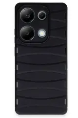 Newface Xiaomi Redmi Note 13 Pro 4G Kılıf Bibercas Silikon Kapak - Siyah