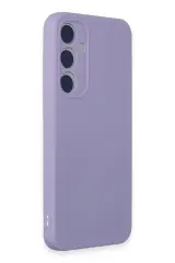 Newface Samsung Galaxy A15 4G Kılıf First Silikon - Lila