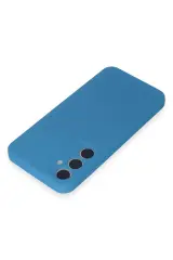 Newface Samsung Galaxy A15 4G Kılıf First Silikon - Mavi