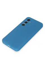 Newface Samsung Galaxy A15 4G Kılıf First Silikon - Mavi