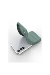 Newface Samsung Galaxy A16 5G Kılıf Optimum Silikon - Koyu Yeşil