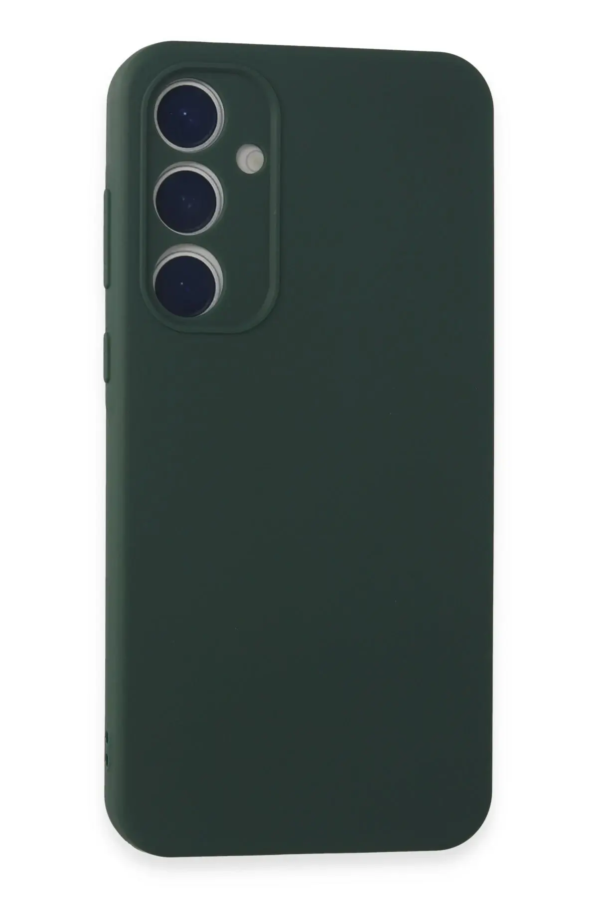 Newface Samsung Galaxy A15 4G Kılıf First Silikon - Koyu Yeşil