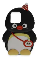 Newface iPhone 15 Pro Max Kılıf Poky Karakter Silikon Kapak - Desen 12