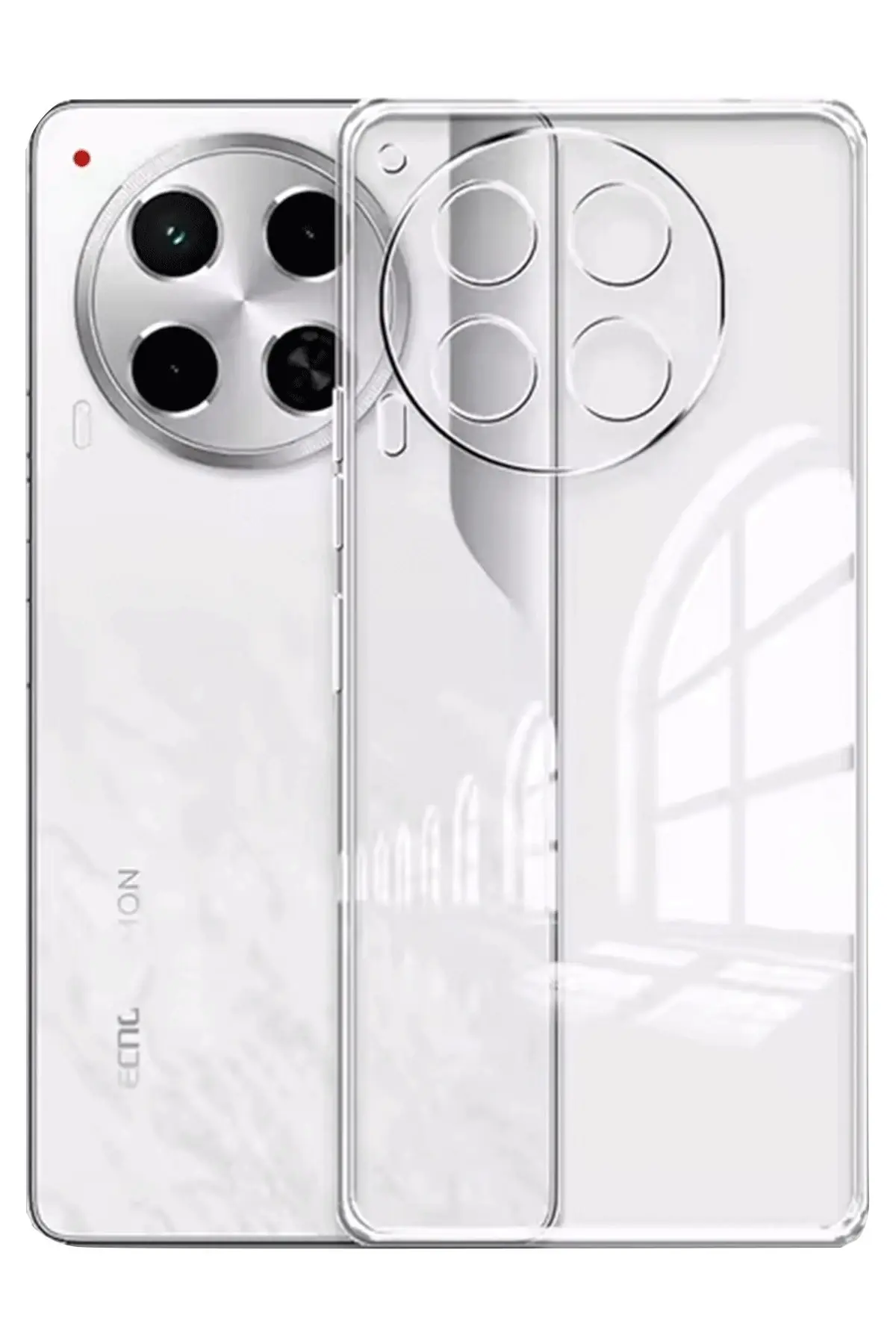 Newface Tecno Camon 30 Kılıf Lüx Şeffaf Silikon