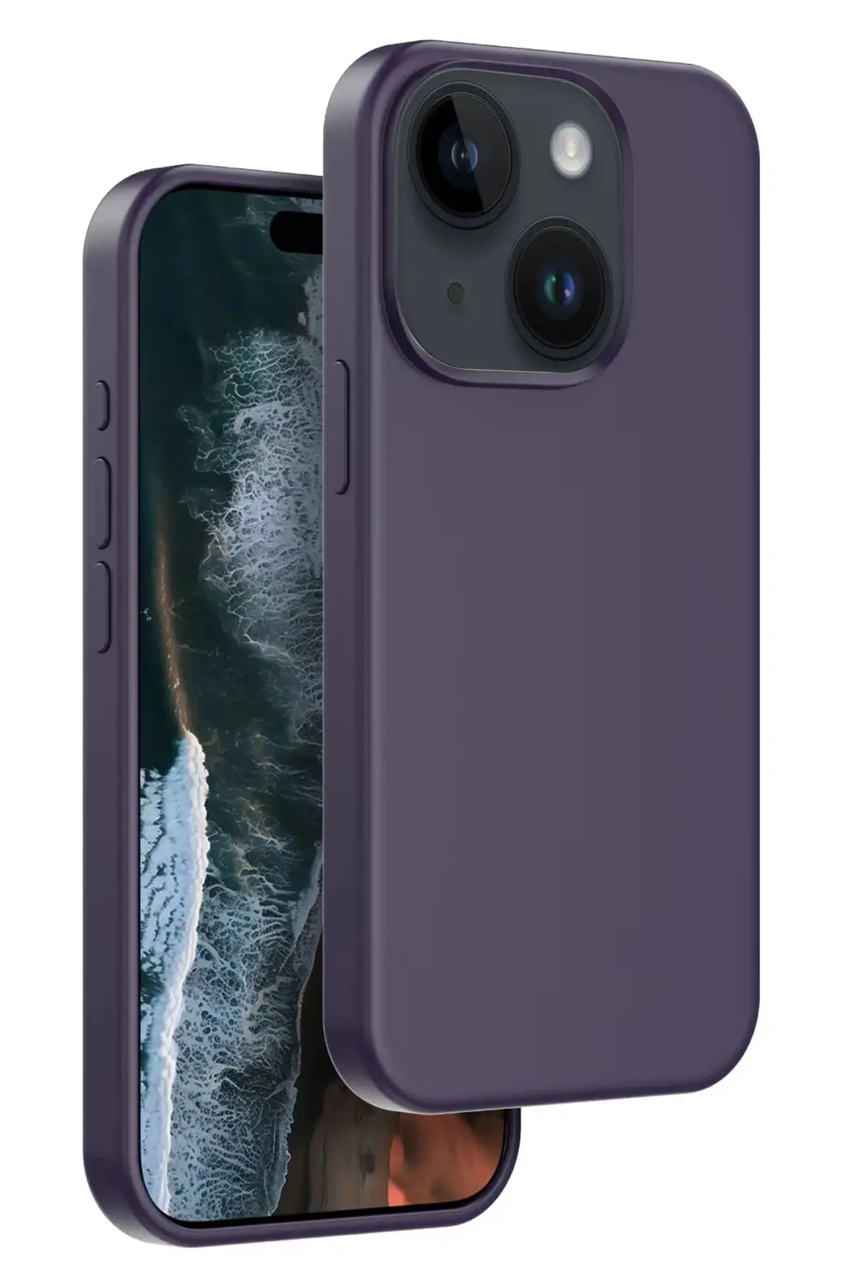 Venco iPhone 15 Home Magsafe Kapak - Derin Mor