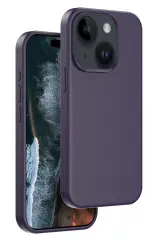 Venco iPhone 15 Home Magsafe Kapak - Derin Mor