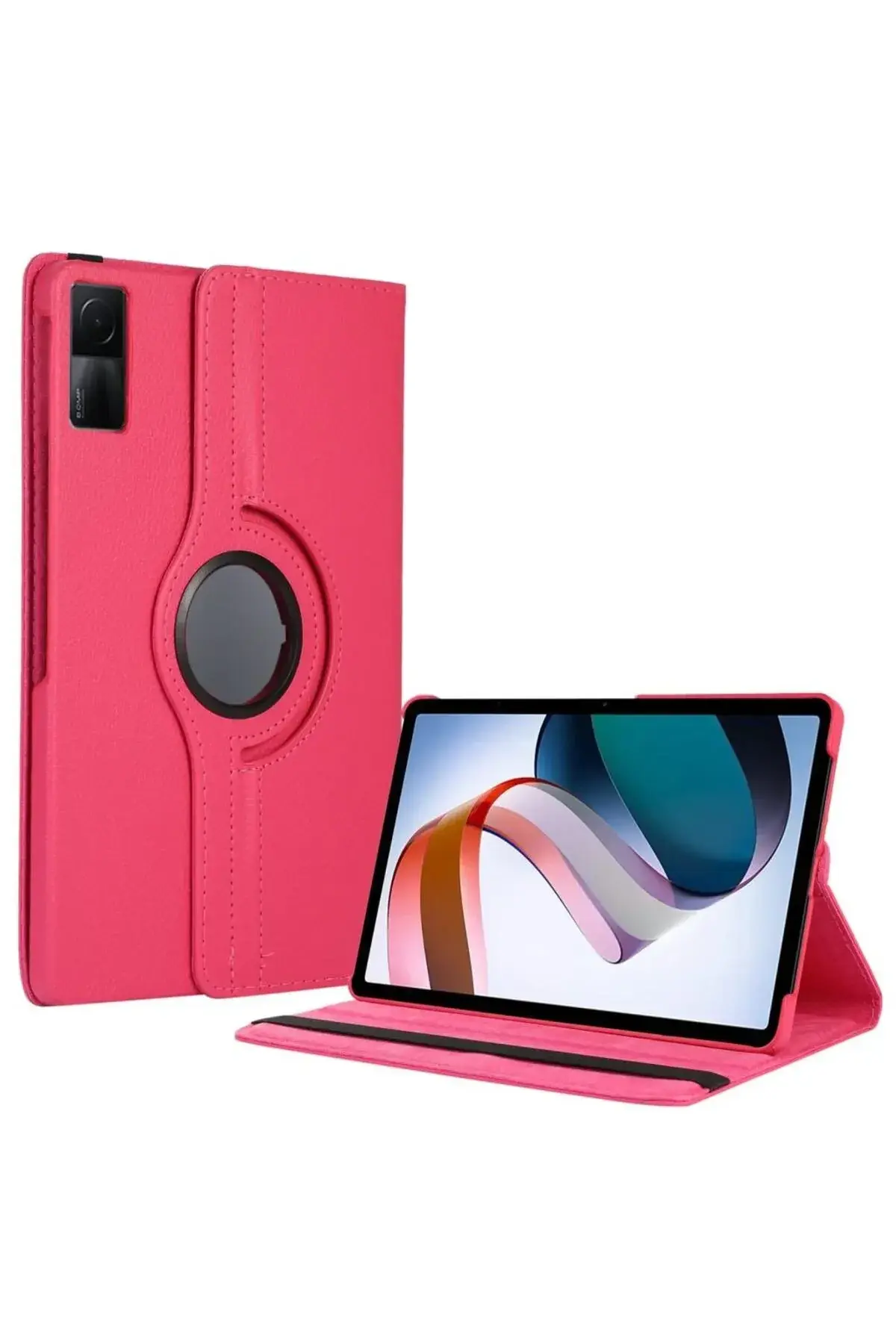 Newface Xiaomi Redmi Pad SE 4G Kılıf 360 Tablet Deri Kılıf - Pembe