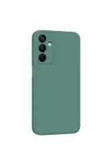 Newface Samsung Galaxy A25 5G Kılıf First Silikon - Koyu Yeşil