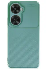 Newface Huawei Nova 12 SE Kılıf Auto Focus Karbon Kapak - Koyu Yeşil