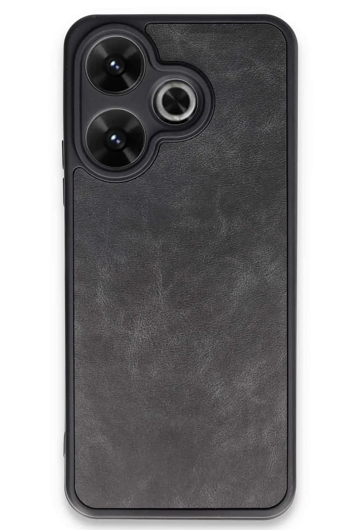 Newface Xiaomi Redmi 13 4G Kılıf Aras Deri Kapak - Siyah